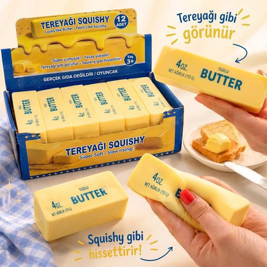 Squishy Butter Stres Oyuncağı Tereyağı