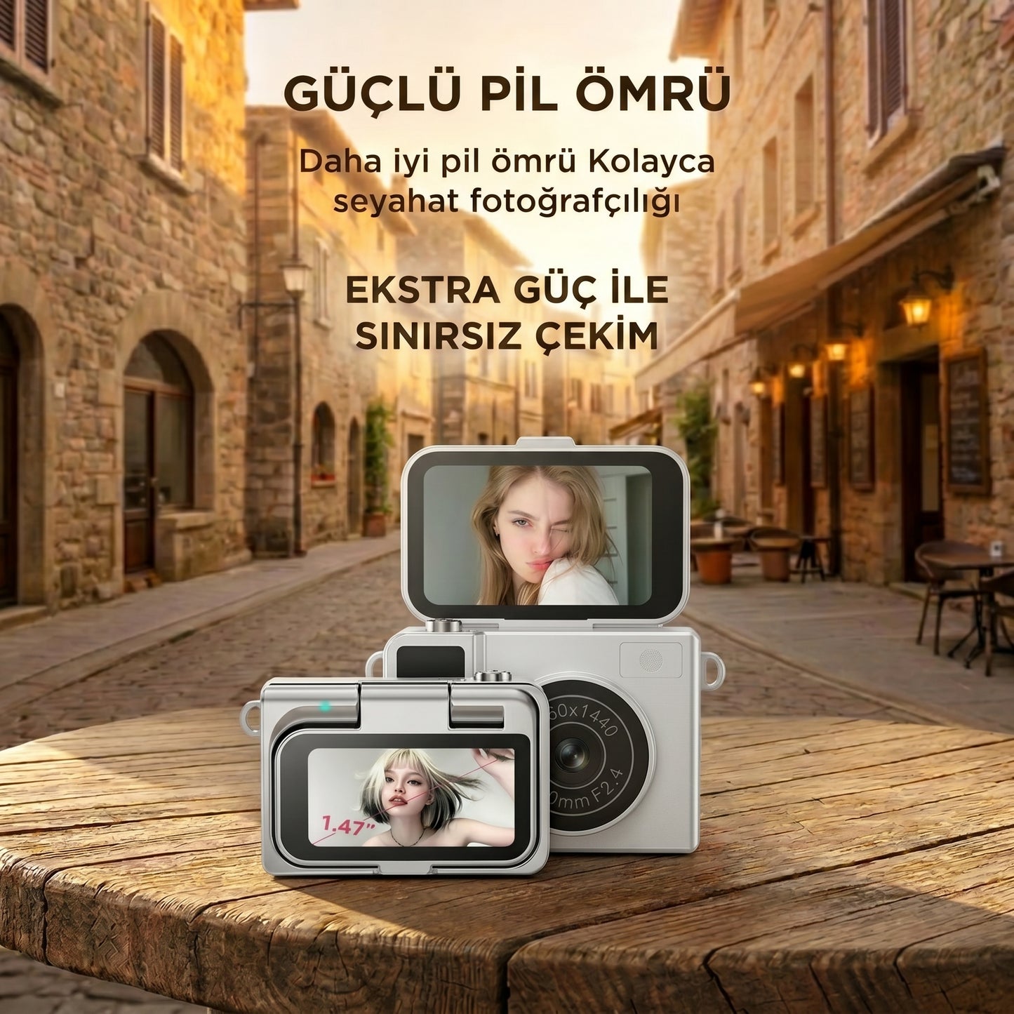 CepCam: Flip Ekranlı Mini Kamera